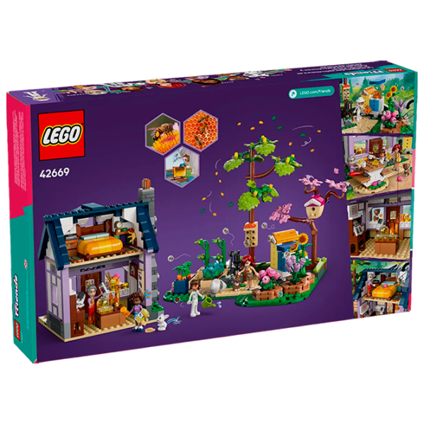 Constructor LEGO Beekeepers House and Flower Garden Orașul Heartlake/ Multicolor photo 8