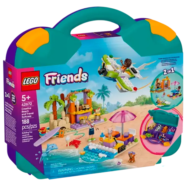 Constructor LEGO Creative Beach and Travel Suitcase Orașul Heartlake/ Multicolor photo 1