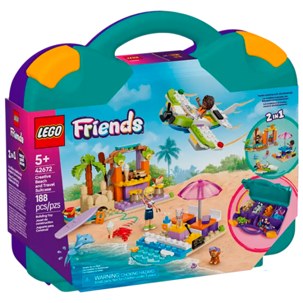 Constructor LEGO Creative Beach and Travel Suitcase Orașul Heartlake/ Multicolor photo 1