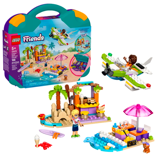 Constructor LEGO Creative Beach and Travel Suitcase Orașul Heartlake/ Multicolor photo 2