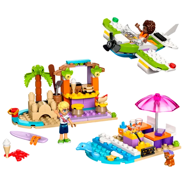 Constructor LEGO Creative Beach and Travel Suitcase Orașul Heartlake/ Multicolor photo 3