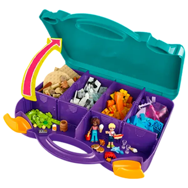 Constructor LEGO Creative Beach and Travel Suitcase Orașul Heartlake/ Multicolor photo 5