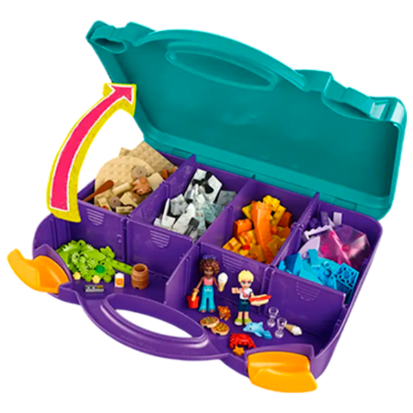 Constructor LEGO Creative Beach and Travel Suitcase Orașul Heartlake/ Multicolor photo 5