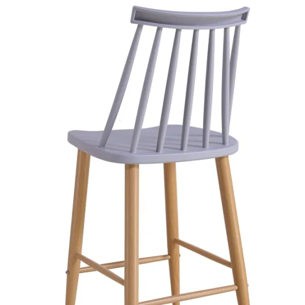 Scaun de bar Jack НФ-0002070  Plastic / Plastic / Grey photo 3 Scaun de bar Jack НФ-0002070  Plastic / Plastic / Grey photo 3