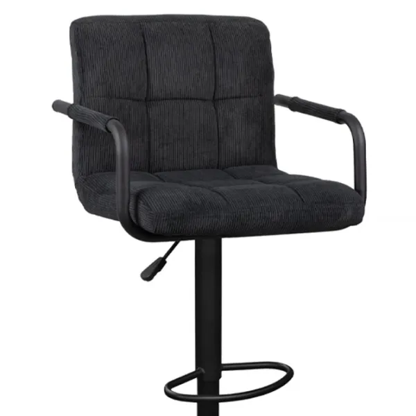 Барный стул Deco SB-042 Бархат / Металл / Черный photo 2