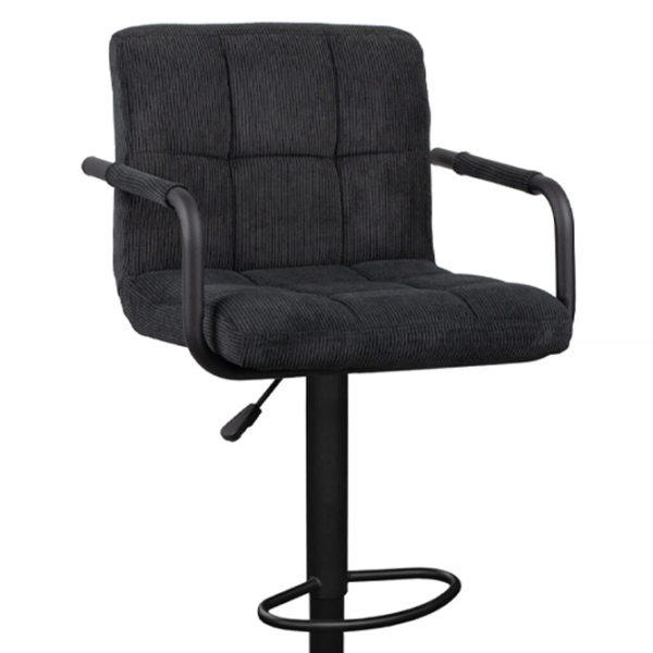 Барный стул Deco SB-042 Бархат / Металл / Черный photo 2