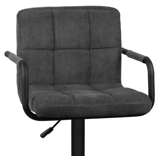 Барный стул Deco SB-042  Экокожа / Металл / Dark Grey photo 2 Барный стул Deco SB-042  Экокожа / Металл / Dark Grey photo 2