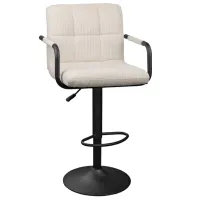 Барный стул Deco SB-042  Экокожа / Металл / Бежевый