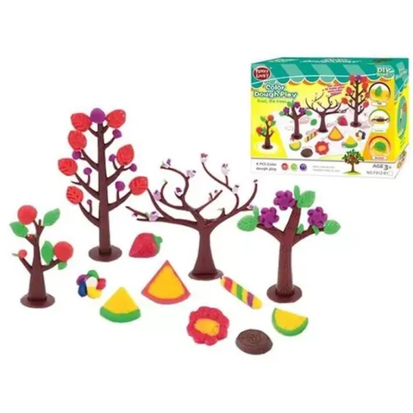 Set de plastilină Funny Lucky 43952 Multicolor / 3+ photo 2