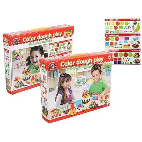 Set de plastilină Funny Lucky 43944  Multicolor / 3+ photo 1