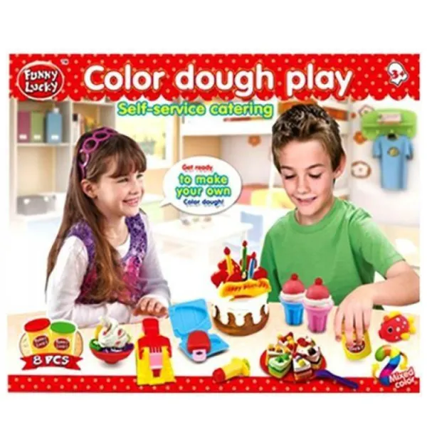 Set de plastilină Funny Lucky 43943  Multicolor / 3+ photo 1