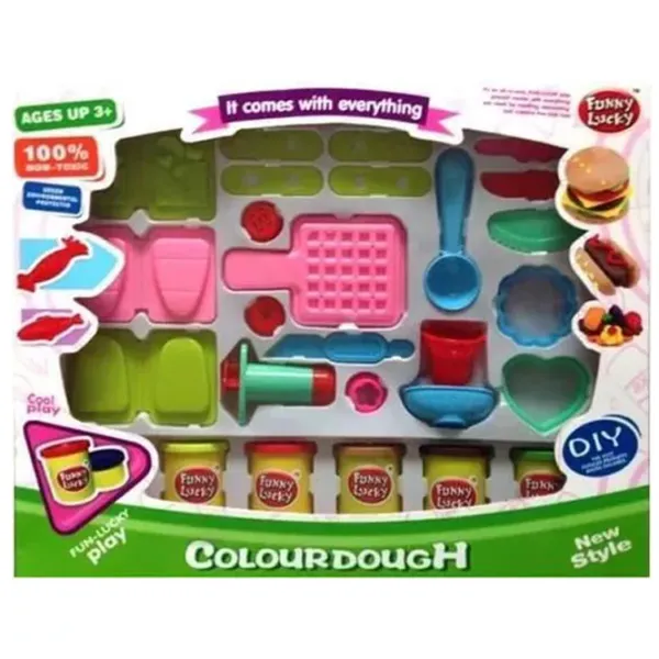Set de plastilină Funny Lucky 43937  Multicolor / 3+ photo 1