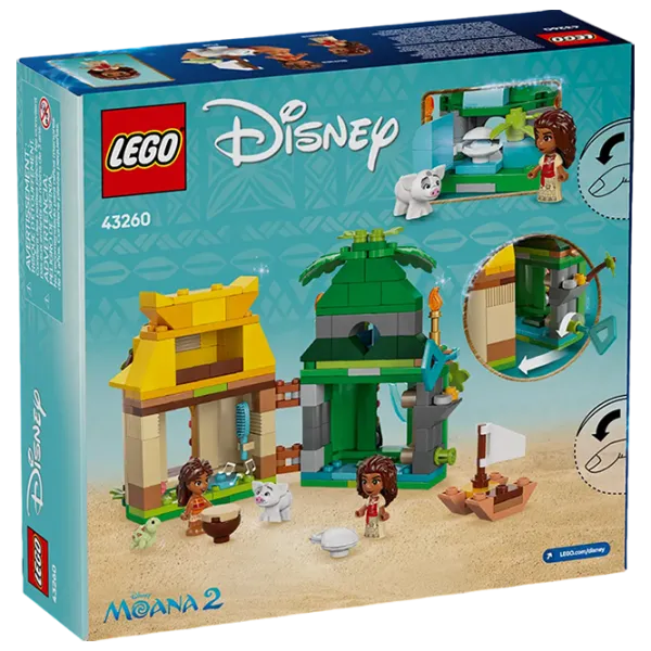 Constructor LEGO Moana's Island Fun Vaiana/ Multicolor photo 8 Constructor LEGO Moana's Island Fun Vaiana/ Multicolor photo 8