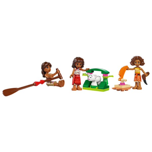 Constructor LEGO Moana's Adventure Canoe Vaiana/ Multicolor photo 2