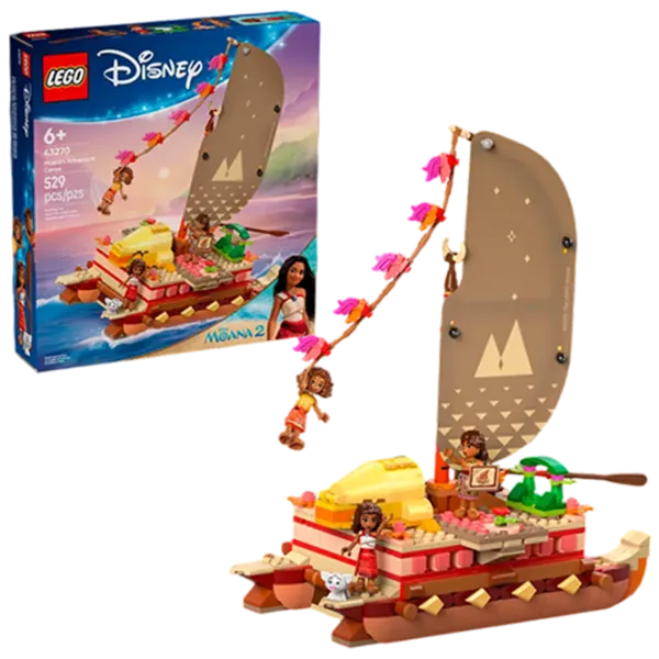 Constructor LEGO Moana's Adventure Canoe Vaiana/ Multicolor photo 3