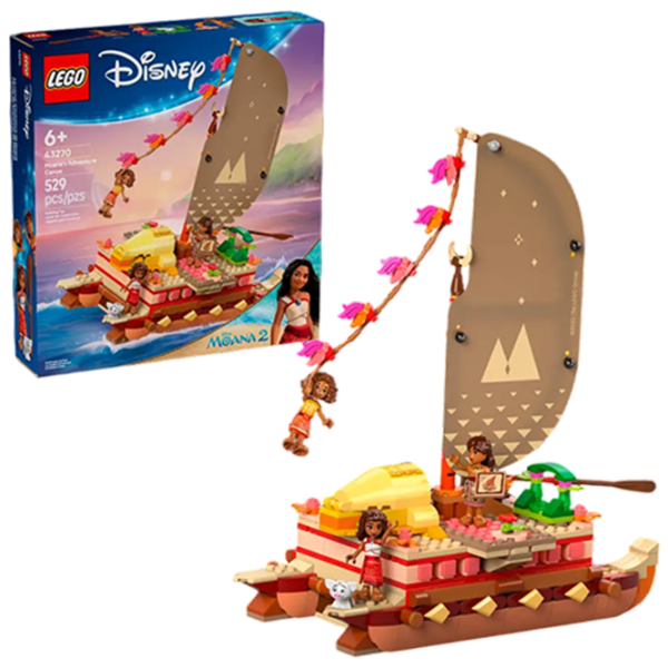 Constructor LEGO Moana's Adventure Canoe Vaiana/ Multicolor photo 3