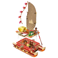 Constructor LEGO Moana's Adventure Canoe Vaiana/ Multicolor photo 4