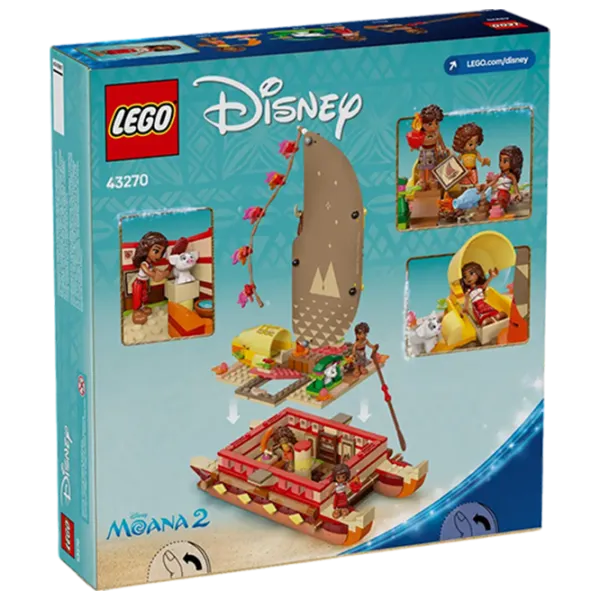 Constructor LEGO Moana's Adventure Canoe Vaiana/ Multicolor photo 8