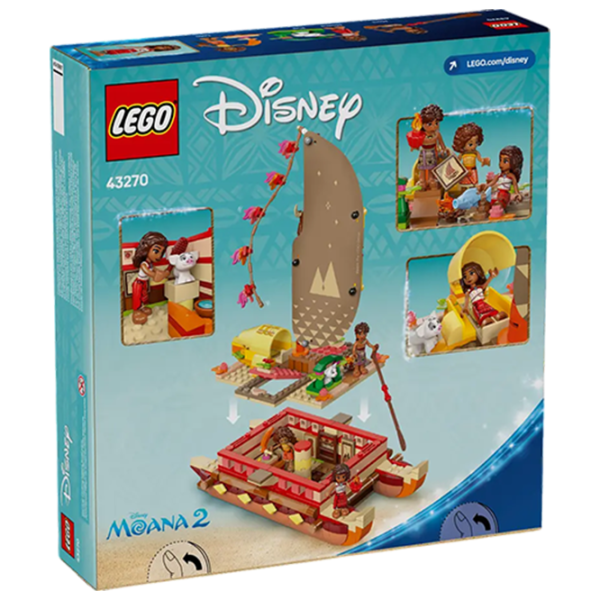 Constructor LEGO Moana's Adventure Canoe Vaiana/ Multicolor photo 8