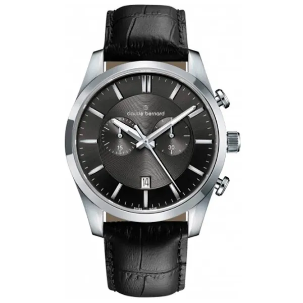 Наручные часы для мужчин Claude Bernard 10103-3-NIN2 Кварцевый / 42 мм photo 1 Наручные часы для мужчин Claude Bernard 10103-3-NIN2 Кварцевый / 42 мм photo 1