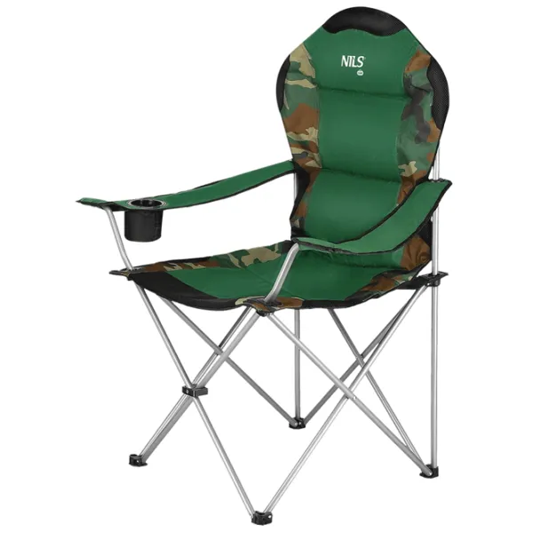 Scaun camping Nils Camp NC3080 Poliester / Camuflage photo 1