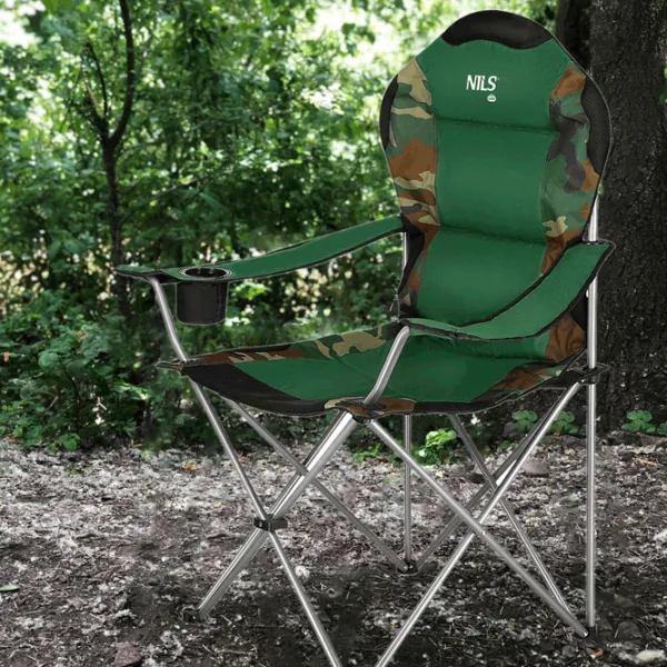 Scaun camping Nils Camp NC3080 Poliester / Camuflage photo 9