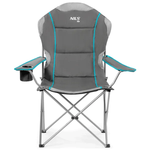 Scaun camping Nils Camp NC3080 Poliester / Light Gray photo 1