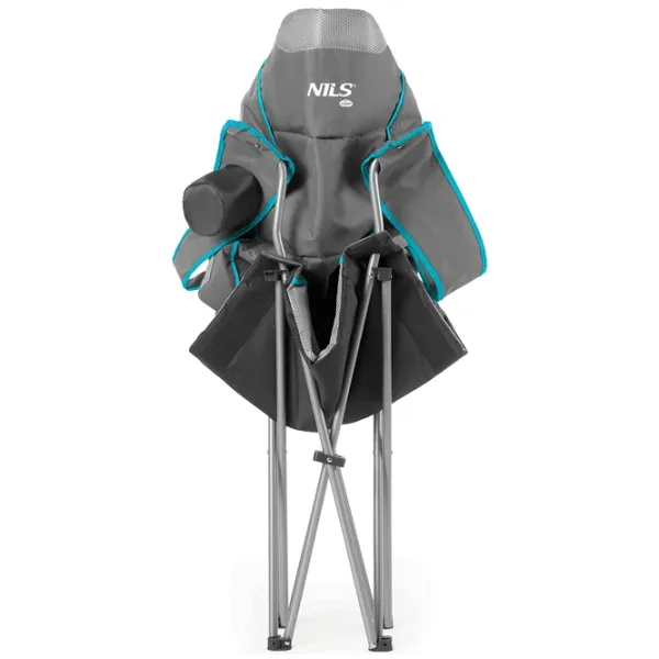 Scaun camping Nils Camp NC3080 Poliester / Light Gray photo 4