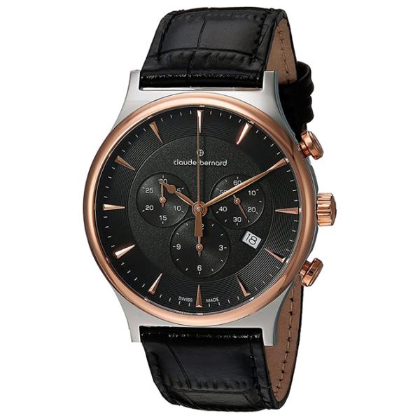 Наручные часы для мужчин Claude Bernard 10217-357R-NIR1 Кварцевый / 42 мм photo 2 Наручные часы для мужчин Claude Bernard 10217-357R-NIR1 Кварцевый / 42 мм photo 2