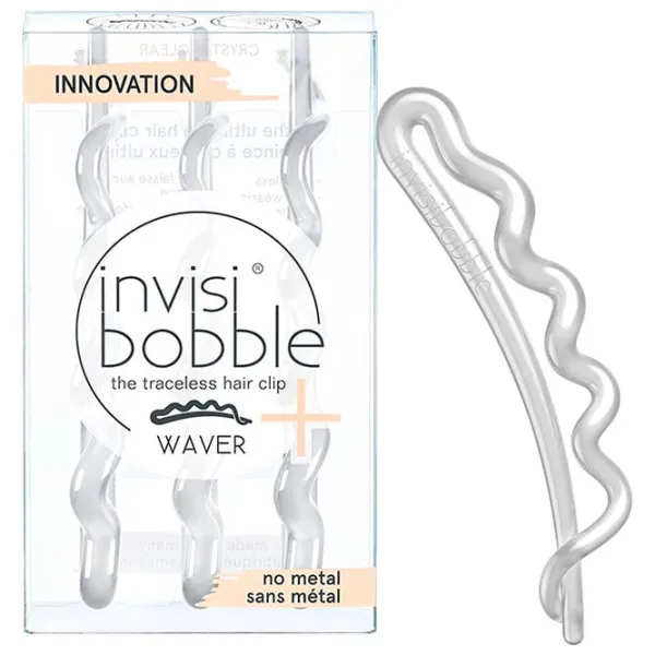 Заколка для волос Invisibobble Waver Plus Clear Crystal Прозрачный / Пластик photo 1 Заколка для волос Invisibobble Waver Plus Clear Crystal Прозрачный / Пластик photo 1