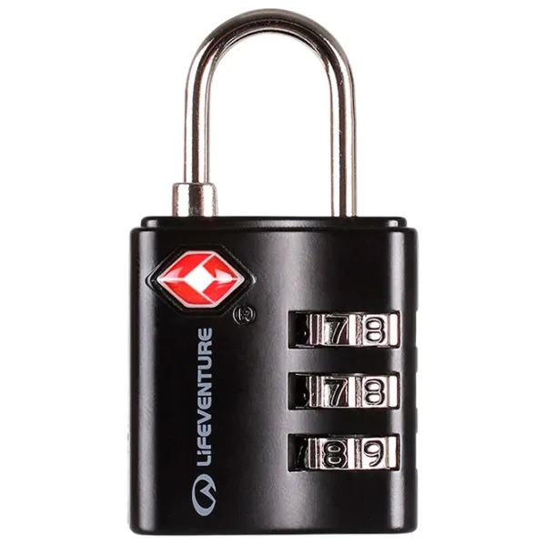 Висячий замок Lifeventure TSA Combi Lock Cталь / Код photo 1