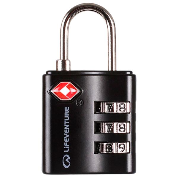 Висячий замок Lifeventure TSA Combi Lock Cталь / Код photo 1