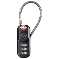 Висячий замок Lifeventure TSA Zipper Lock Металл / Код