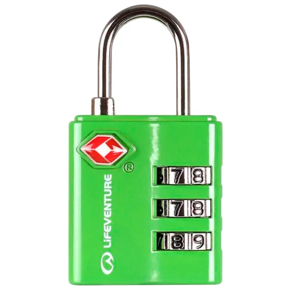 Висячий замок Lifeventure TSA Combi Lock Cталь / Код photo 1