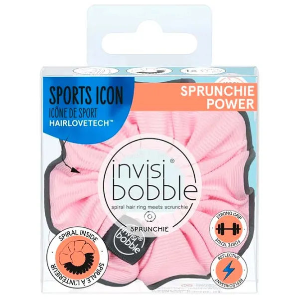 Резинка для волос Invisibobble Spunchie Slim Pink Mantra Розовый / Ткань photo 2