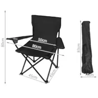 Scaun camping Trizand K23673 Poliester / Black photo 2