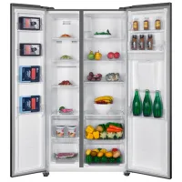 Frigider Daewoo CSMSBS1ELVA2 Side by Side 442 l / 177 cm / Inox photo 4
