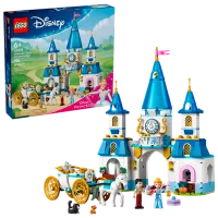 Constructor LEGO Cinderella's Castle and Horse Carriage prințesă/ Multicolor photo 2