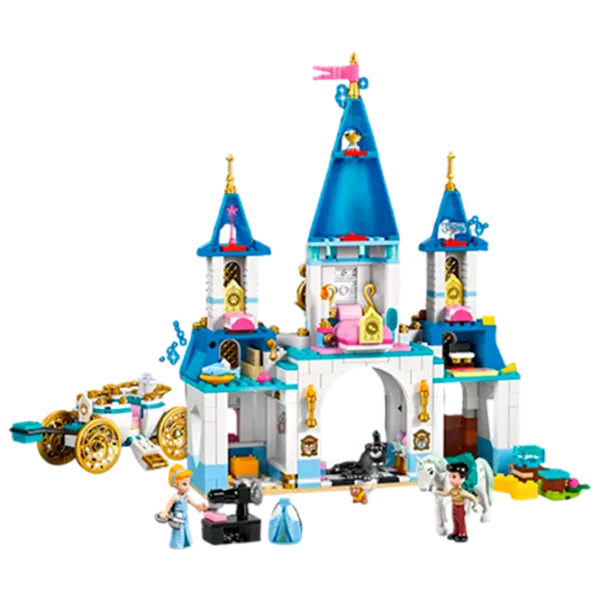 Constructor LEGO Cinderella's Castle and Horse Carriage prințesă/ Multicolor photo 3