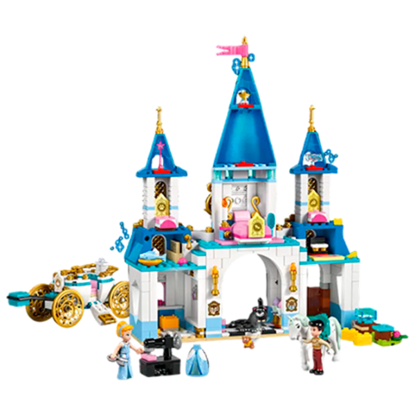 Constructor LEGO Cinderella's Castle and Horse Carriage prințesă/ Multicolor photo 3