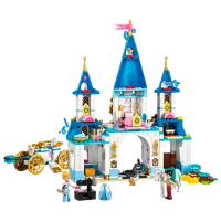 Constructor LEGO Cinderella's Castle and Horse Carriage prințesă/ Multicolor photo 3