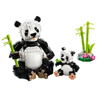 Constructor LEGO Panda Family Animale/ Multicolor photo 3