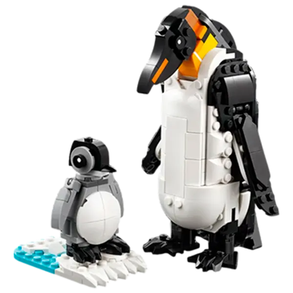 Constructor LEGO Panda Family Animale/ Multicolor photo 4