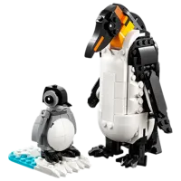 Constructor LEGO Panda Family Animale/ Multicolor photo 4