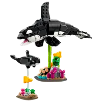 Constructor LEGO Panda Family Animale/ Multicolor photo 5