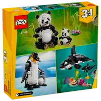 Constructor LEGO Panda Family Animale/ Multicolor photo 8