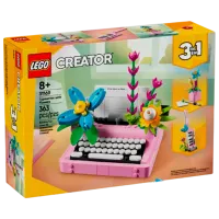 Constructor LEGO Typewriter with Flowers Flori/ Multicolor