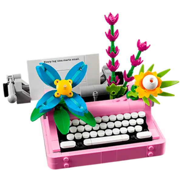 Конструктор LEGO Typewriter with Flowers Цветы/ Разноцветный photo 3