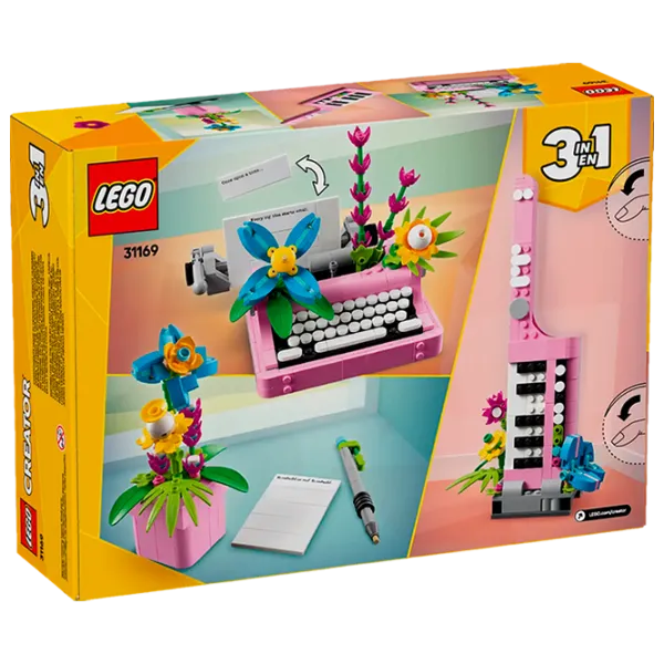 Конструктор LEGO Typewriter with Flowers Цветы/ Разноцветный photo 8