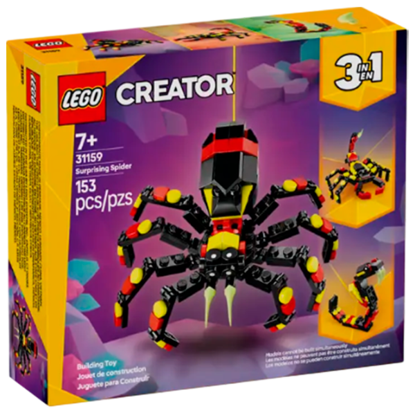 Constructor LEGO Surprising Spider Animale/ Multicolor photo 1